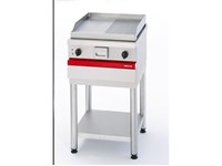 Module Grill acier demi lisse demi nervuré électrique