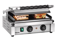 Grill contact "Panini-T" Mi-lisse, Mi-rainurée - grande surface avec minuterie