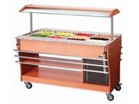 Chariot buffet réfrigéré 4x GN1/1