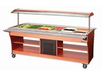 Chariot buffet réfrigéré 6x GN1/1