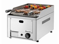 Grill à pierre de lave 40 à gaz avec grill pour viande