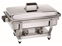 Chafing Dish 1/1GN, greep houtdecor