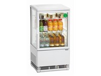 Mini-koelvitrine 58L, wit