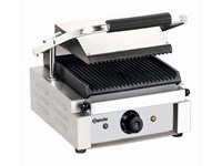 Grill contact rainuré