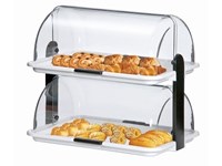 Vitrine buffet double, synthétique