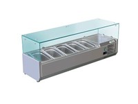 Gekoelde vitrine - 5x GN 1/4