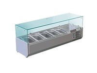 Vitrine réfrigérée 4GN 1/3 + 1GN 1/2