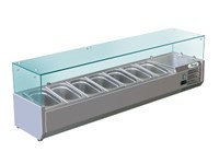 Vitrine réfrigérée 7GN 1/4