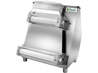 Pizzavormende machine met twee rollenparen